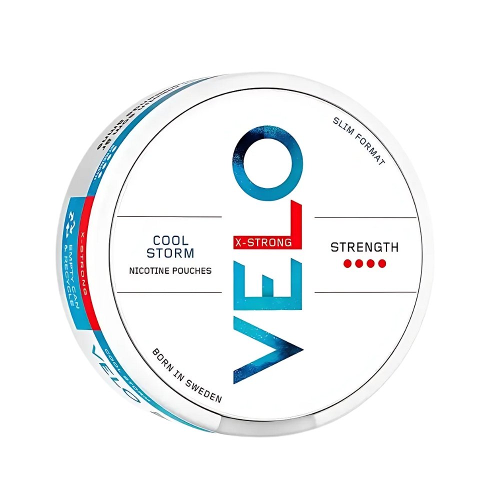 Velo Nicotine Pouches Cool Storm X-Strong Velo Nicotine Pouches Cool Storm X-Strong