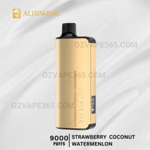 ALIBARBAR INGOT 9000 Puffs Strawberry Coconut Watermelon