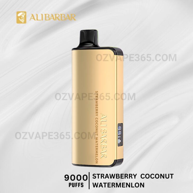 ALIBARBAR INGOT 9000 Puffs Strawberry Coconut Watermelon