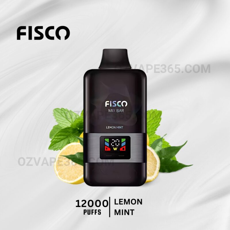 FISCO Mix Bar 12000 Puffs Lemon Mint 6 FISCO Mix Bar 12000 Puffs Lemon Mint