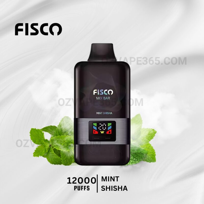 FISCO Mix Bar 12000 Puffs Mint Shisha 8 FISCO Mix Bar 12000 Puffs Mint Shisha