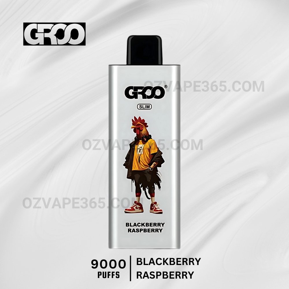 GROO Slim 9000 Puffs Blackberry Raspberry GROO Slim 9000 Puffs Blackberry Raspberry