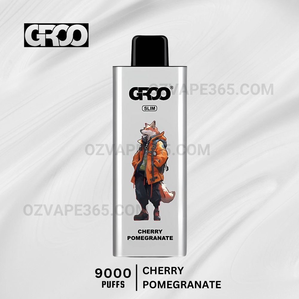 GROO Slim 9000 Puffs Cherry Pomegranate GROO Slim 9000 Puffs Cherry Pomegranate