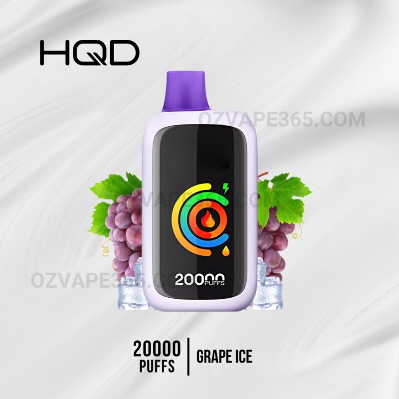 HQD Cuvie Slick 20000 Puffs Grape Ice