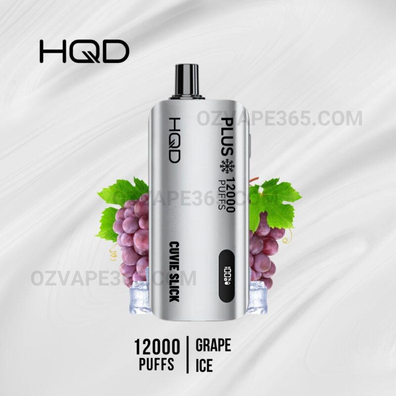 HQD Cuvie Slick Plus 12000 Puffs Grape Ice