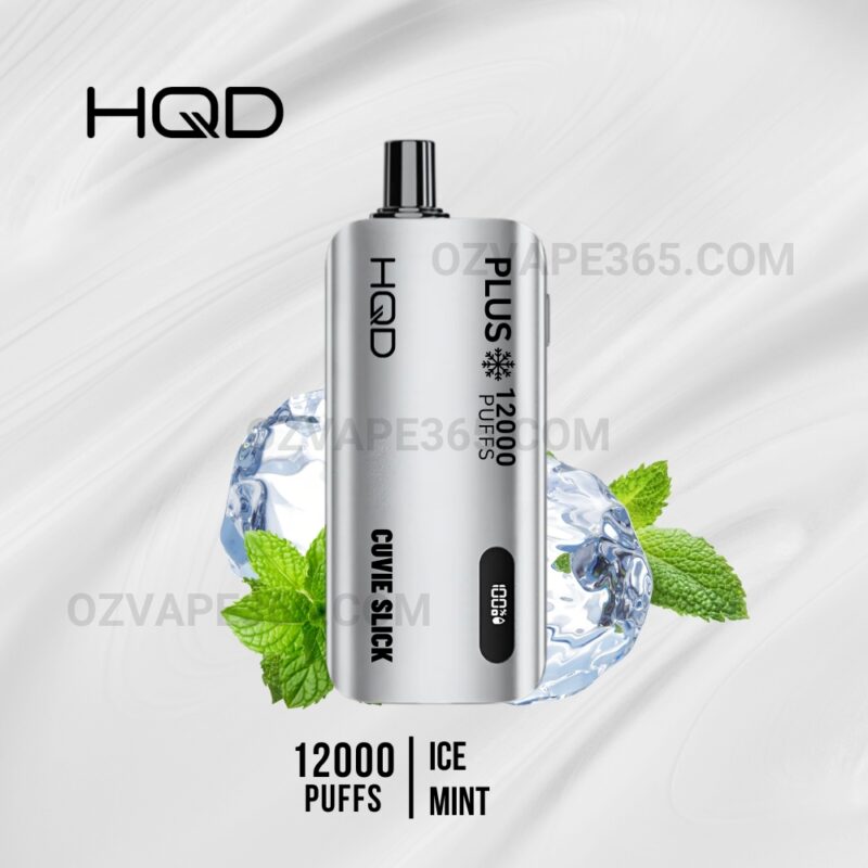 HQD Cuvie Slick Plus 12000 Puffs Ice Mint 7 HQD Cuvie Slick Plus 12000 Puffs Ice Mint