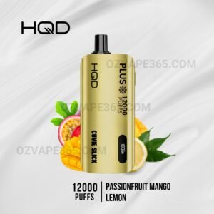 HQD Cuvie Slick Plus 12000 Puffs Passionfruit Mango Lemon