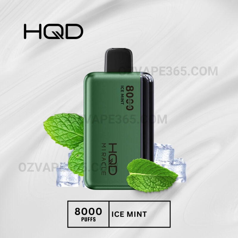 HQD Miracle 8000 Puffs Ice Mint 8 HQD Miracle 8000 Puffs Ice Mint