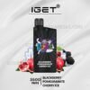 IGET Bar 3500 Puffs Blackberry Pomegranate Cherry Ice
