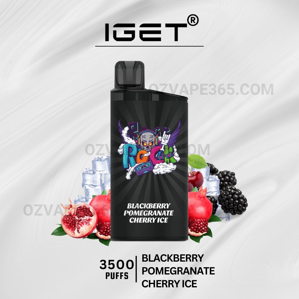 IGET Bar 3500 Puffs Blackberry Pomegranate Cherry Ice IGET Bar 3500 Puffs Blackberry Pomegranate Cherry Ice