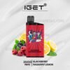 IGET Bar 3500 Puffs Blackberry Raspberry Lemon