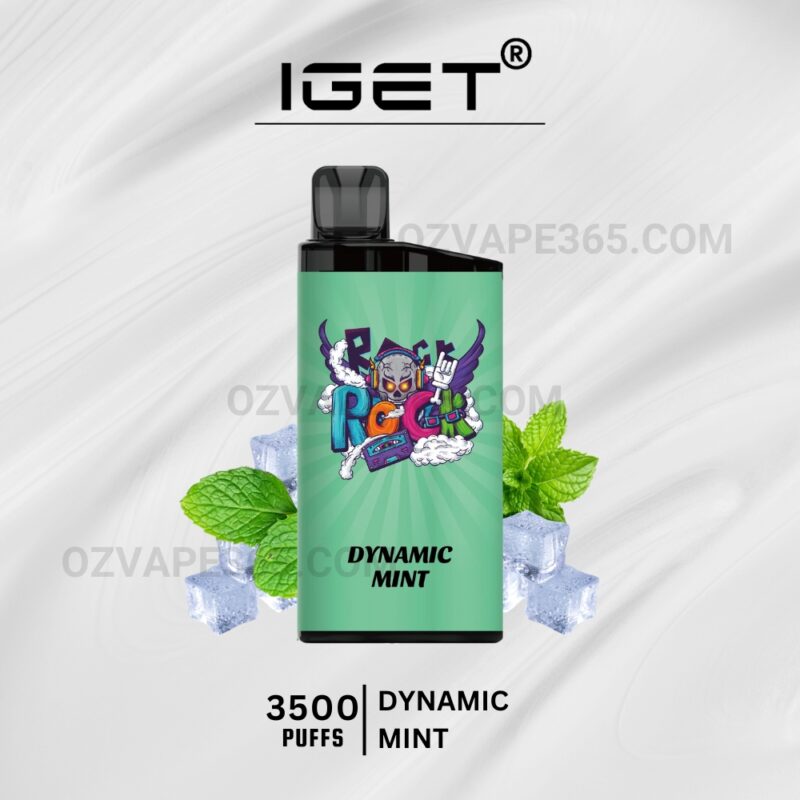 IGET Bar 3500 Puffs Dynamic Mint 4 IGET Bar 3500 Puffs Dynamic Mint