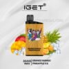 IGET Bar 3500 Puffs Orange Mango Pineapple Ice