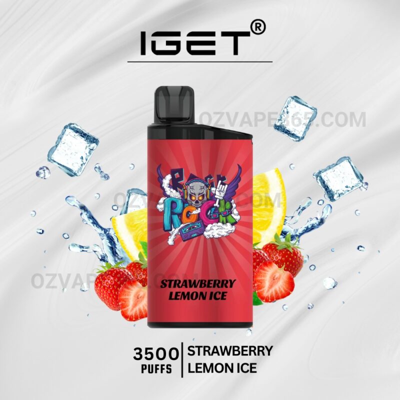 IGET Bar 3500 Puffs Strawberry Lemon Ice