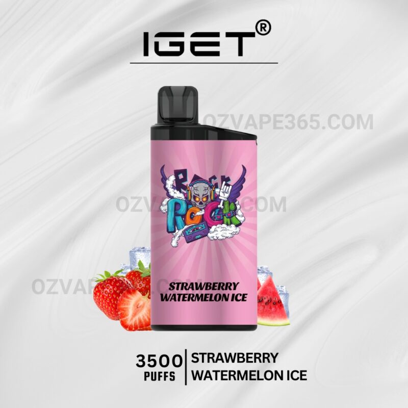 IGET Bar 3500 Puffs Strawberry Watermelon Ice