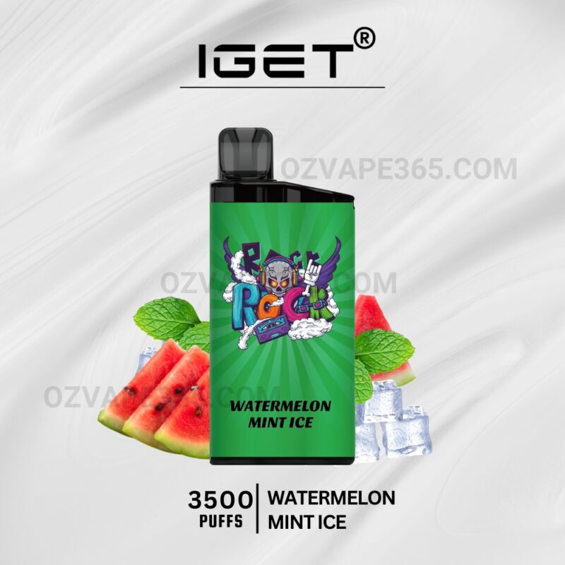 IGET Bar 3500 Puffs Watermelon Mint Ice 5 IGET Bar 3500 Puffs Watermelon Mint Ice
