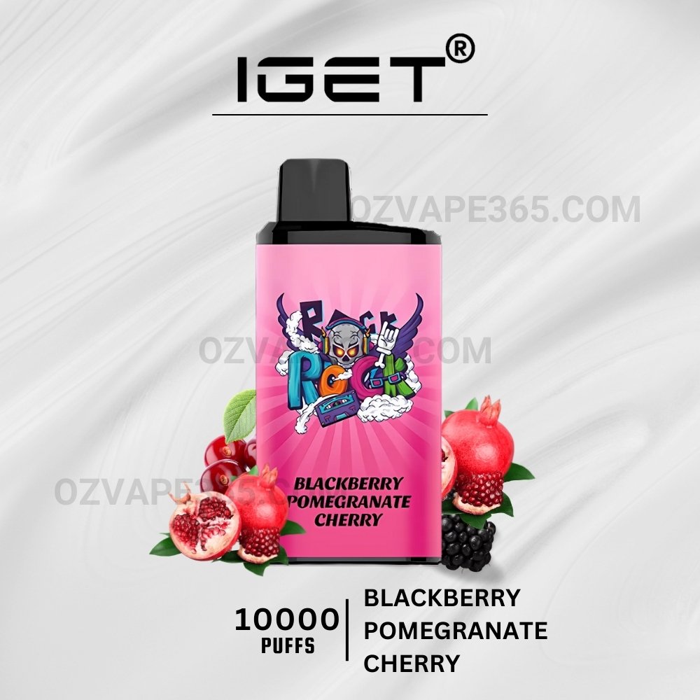 IGET Bar Pro 10000 Puffs Blackberry Pomegranate Cherry IGET Bar Pro 10000 Puffs Blackberry Pomegranate Cherry