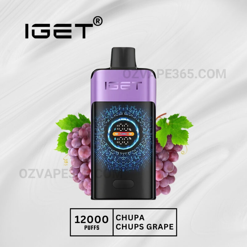 Iget One 12000 Puffs Chuppa Chupps Grape