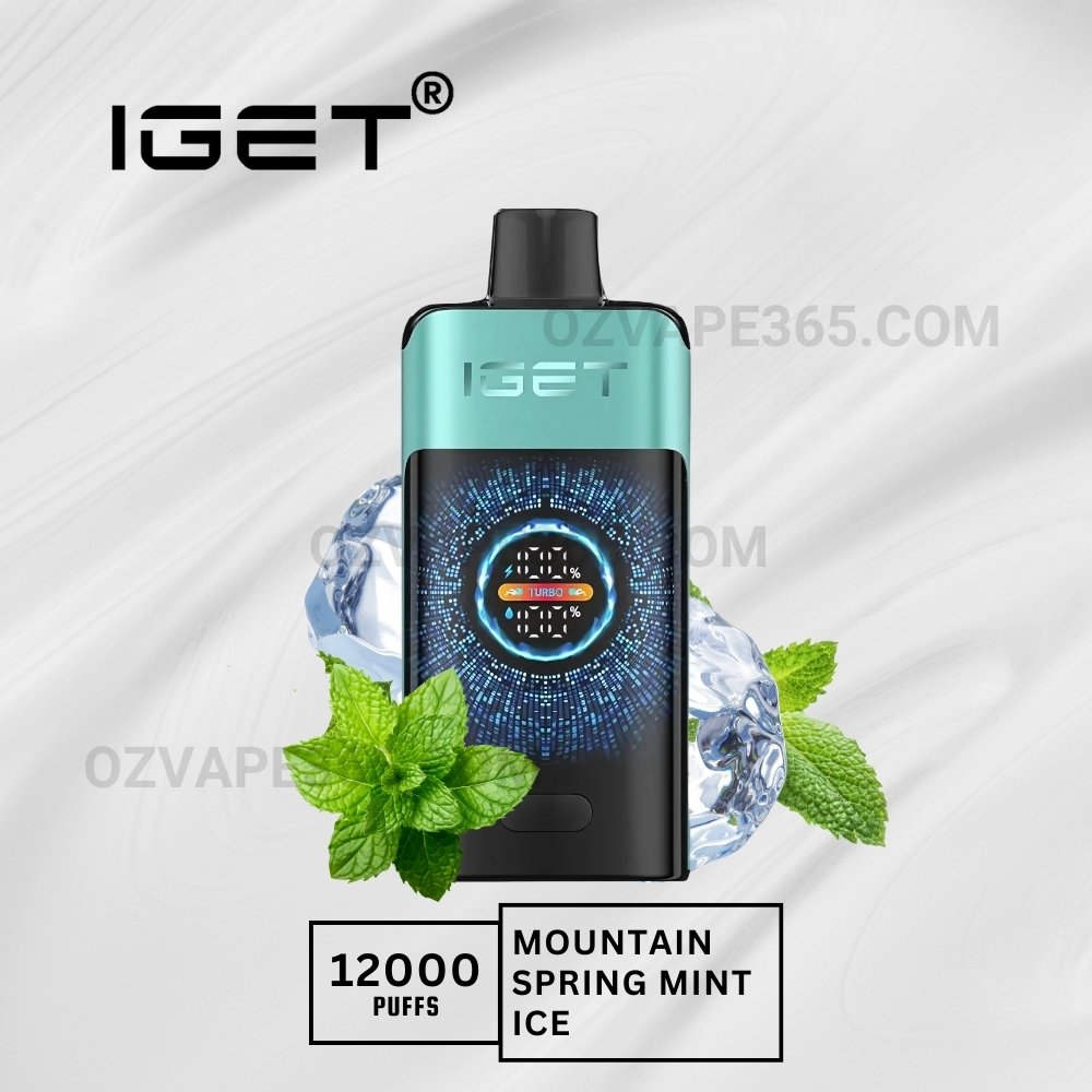 Iget One 12000 Puffs Mountainspring Mint Ice Iget One 12000 Puffs Mountainspring Mint Ice