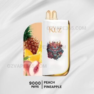 KUZ Lux 9000 Puffs Peach Pineapple