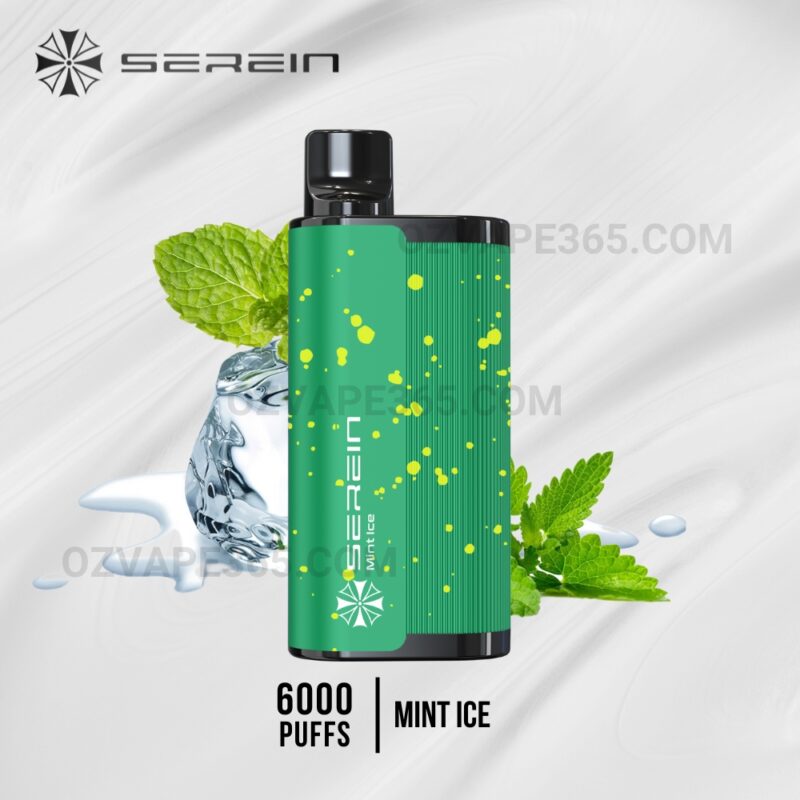 SEREIN Hunter 6000 Puffs Mint Ice 10 SEREIN Hunter 6000 Puffs Mint Ice