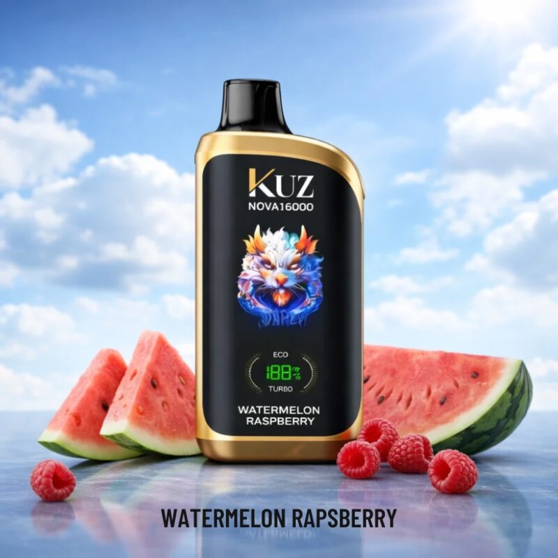 KUZ Nova 16000 Puffs Watermelon Raspberry 5 KUZ Nova 16000 Puffs Watermelon Raspberry