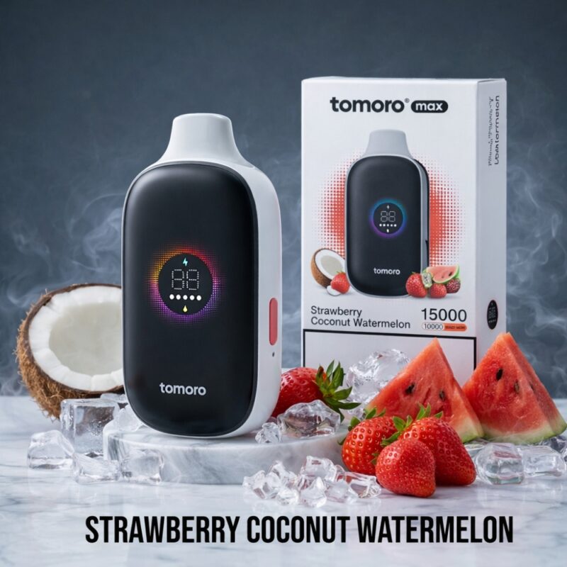 TOMORO 15000 Max Puffs Strawberry Coconut Watermelon