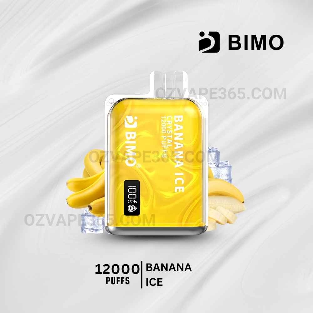 BIMO Crystal 12000 Puffs Banana Ice BIMO Crystal 12000 Puffs Banana Ice