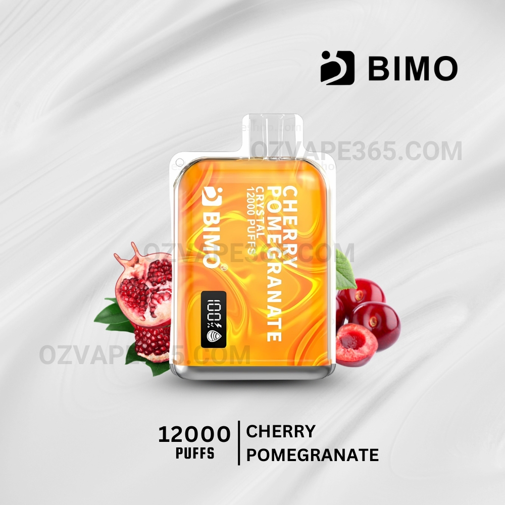 BIMO Crystal 12000 Puffs Cherry Pomegranate BIMO Crystal 12000 Puffs Cherry Pomegranate