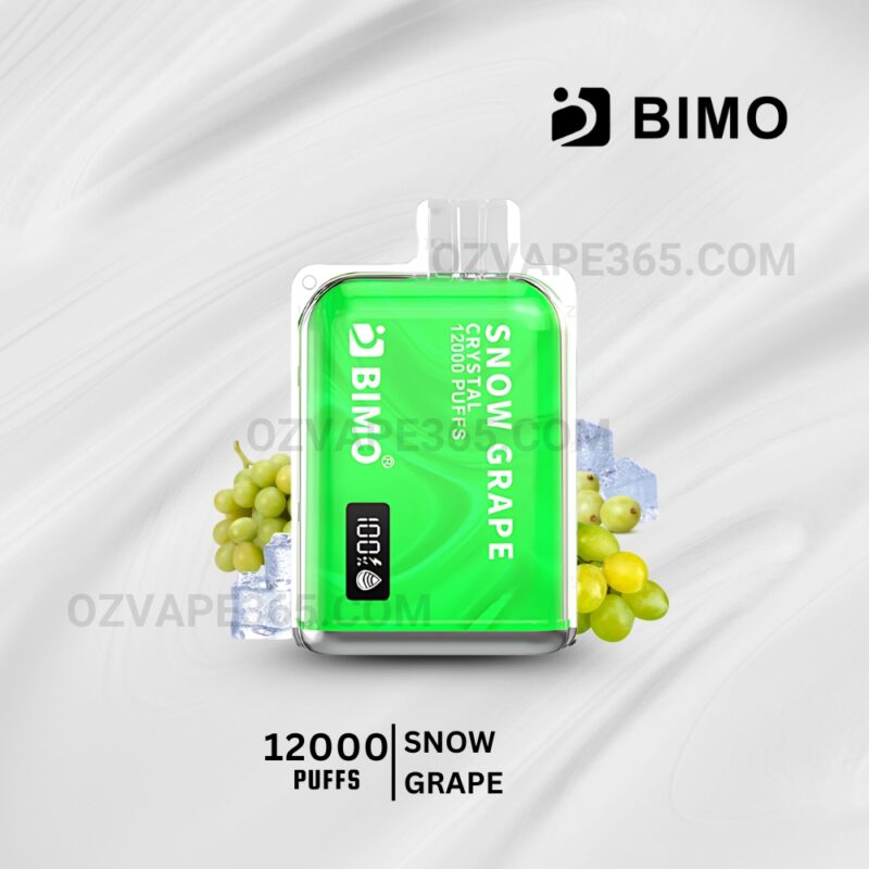 BIMO Crystal 12000 Puffs Snow Grape