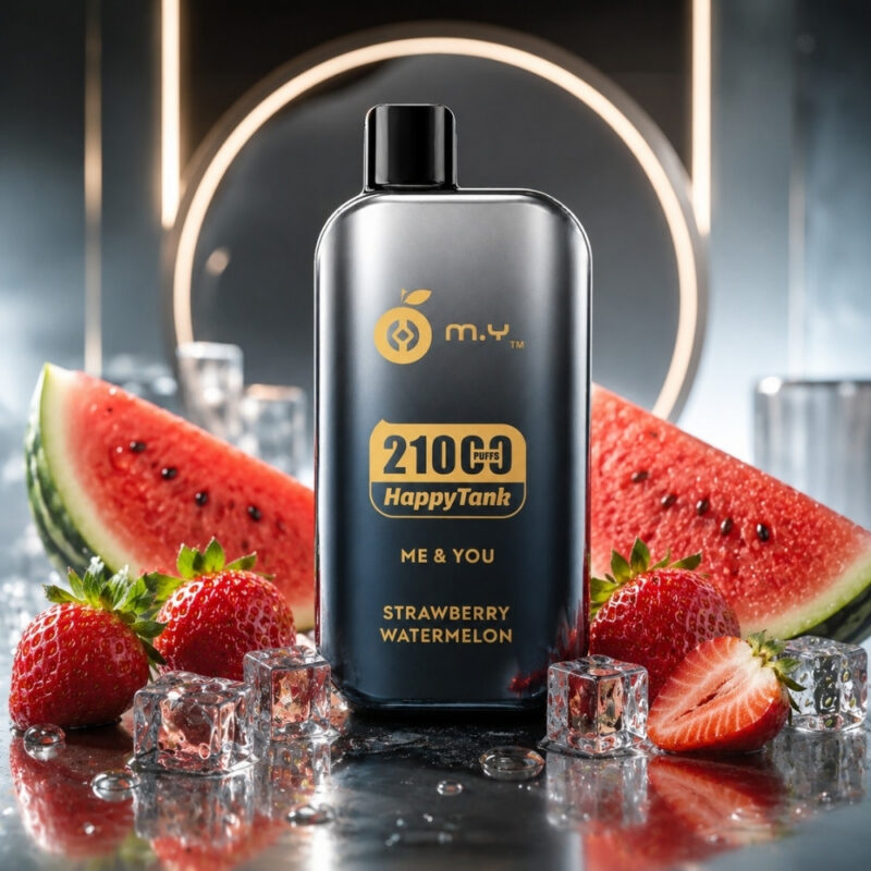 HappyTank 21000 Puffs Strawberry Watermelon